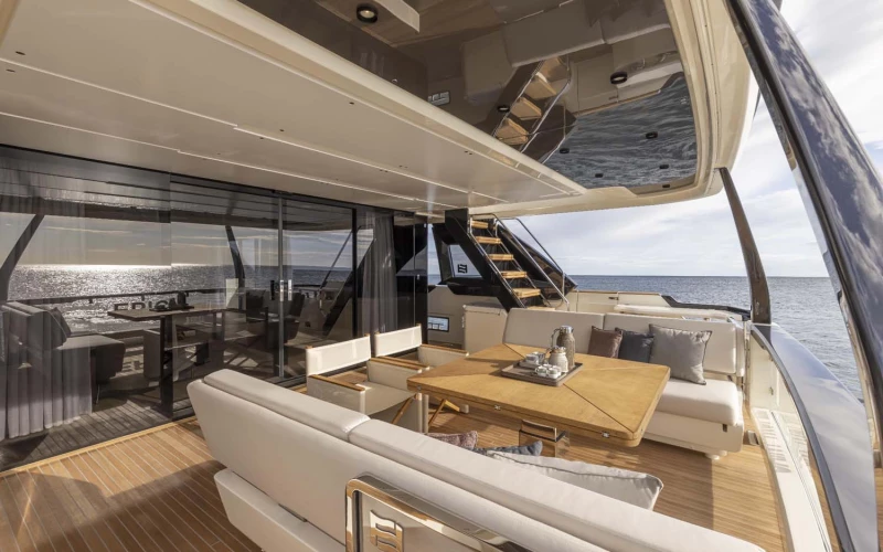 Yacht deck and exterior for sale presentation